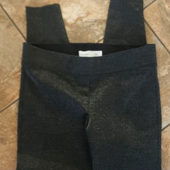 Old Navy Stevie High Rise Black Metallic Pants Size Large - Picture 1 of 6